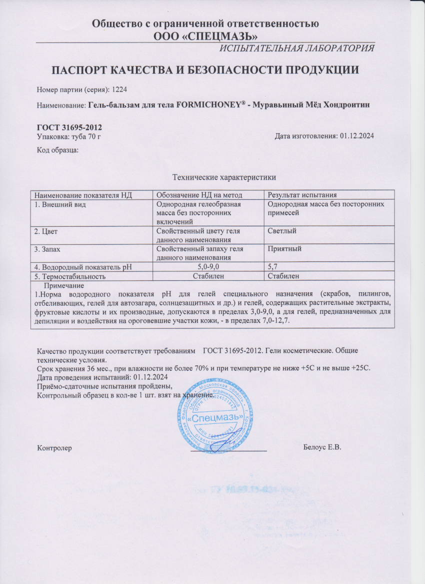 Паспорт №122024